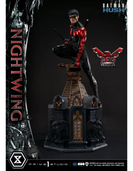 Batman Hush Estatua Nightwing Red Version 87 cm