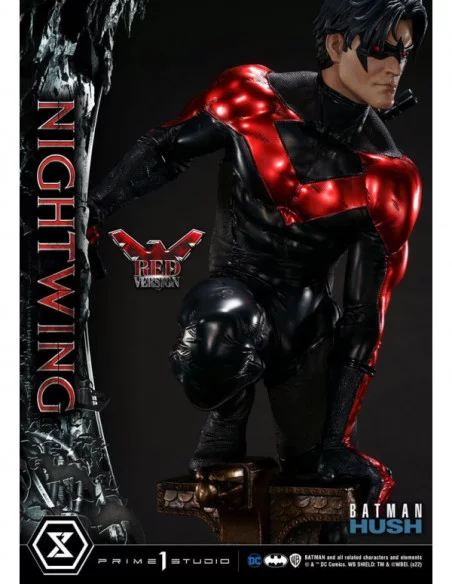 Batman Hush Estatua Nightwing Red Version 87 cm