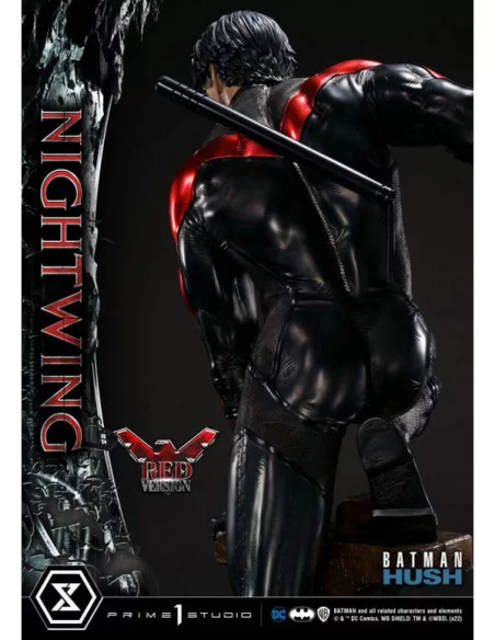 Batman Hush Estatua Nightwing Red Version 87 cm