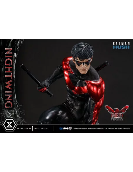 Batman Hush Estatua Nightwing Red Version 87 cm