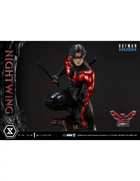 Batman Hush Estatua Nightwing Red Version 87 cm