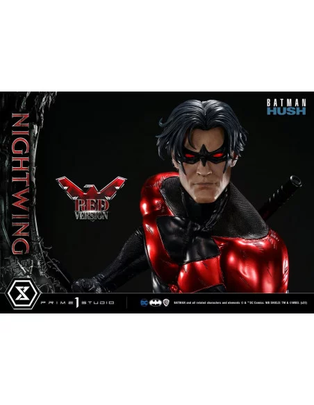 Batman Hush Estatua Nightwing Red Version 87 cm