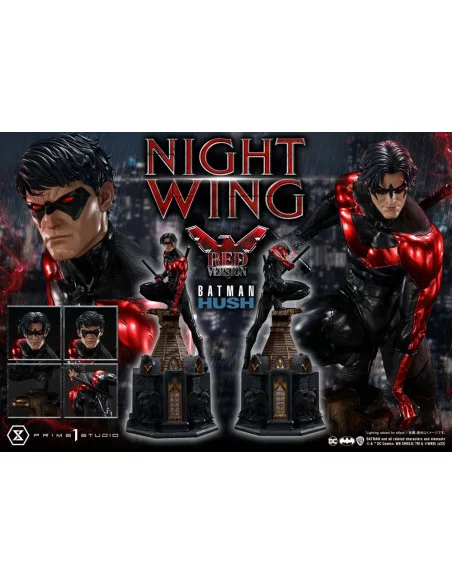 Batman Hush Estatua Nightwing Red Version 87 cm