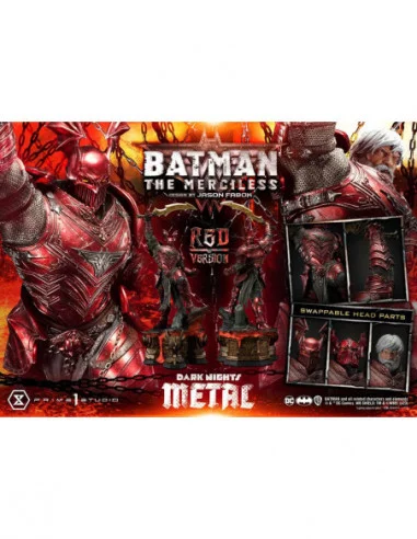 Dark Nights: Death Metal Estatua 1/3 The Mericless Red Version 111 cm