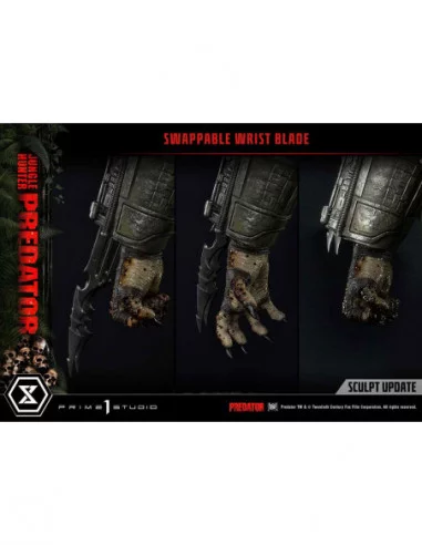 Predator Estatua Museum Masterline 1/3 Jungle Hunter Predator 90 cm