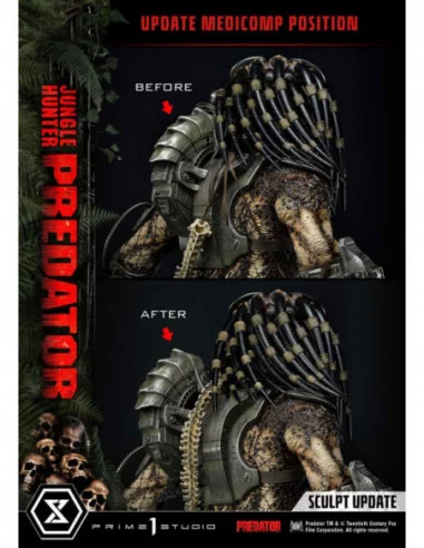 Predator Estatua Museum Masterline 1/3 Jungle Hunter Predator 90 cm