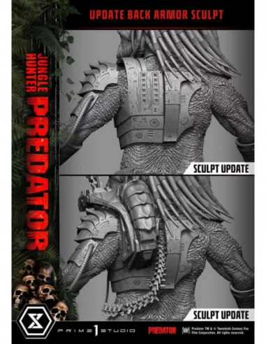 Predator Estatua Museum Masterline 1/3 Jungle Hunter Predator 90 cm