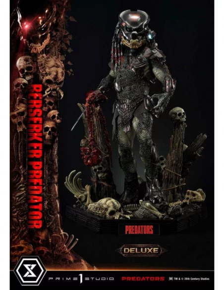 Predators Estatua Berserker Predator Deluxe Version 100 cm