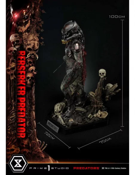 Predators Estatua Berserker Predator Deluxe Version 100 cm