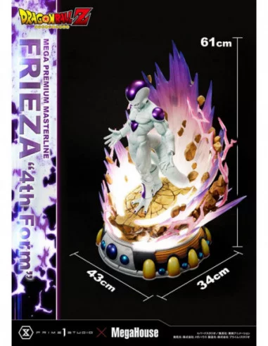 Dragon Ball Z Estatua 1/4 Frieza 4th Form Bonus Version 61 cm