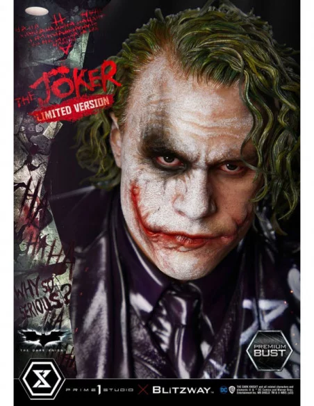 The Dark Knight Busto Premium The Joker Limited Version 26 cm The Dark Knight Busto Premium The Joker Limited Version 26 cm