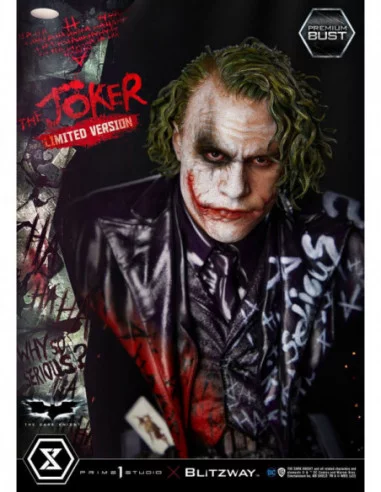 The Dark Knight Busto Premium The Joker Limited Version 26 cm