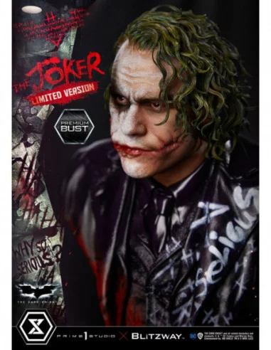 The Dark Knight Busto Premium The Joker Limited Version 26 cm