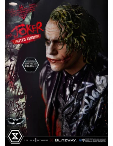 The Dark Knight Busto Premium The Joker Limited Version 26 cm