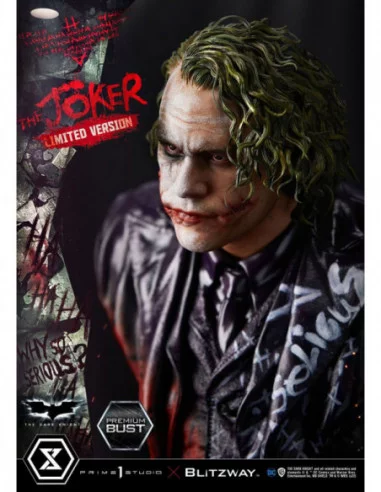 The Dark Knight Busto Premium The Joker Limited Version 26 cm