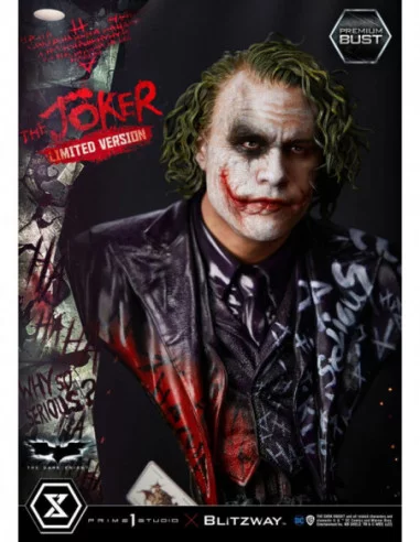 The Dark Knight Busto Premium The Joker Limited Version 26 cm