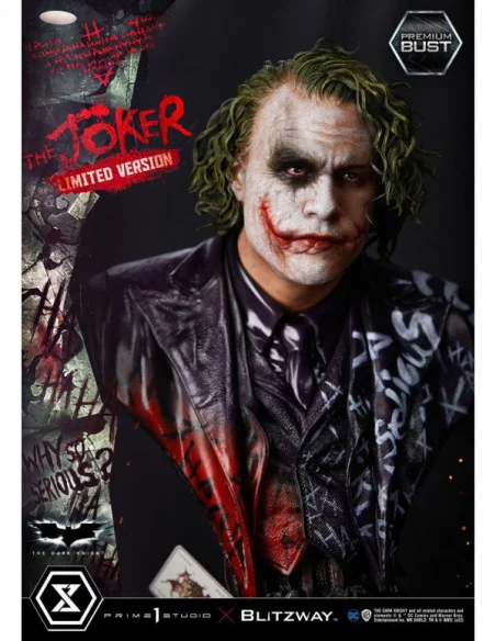 The Dark Knight Busto Premium The Joker Limited Version 26 cm The Dark Knight Busto Premium The Joker Limited Version 26 cm