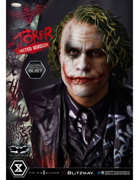 The Dark Knight Busto Premium The Joker Limited Version 26 cm