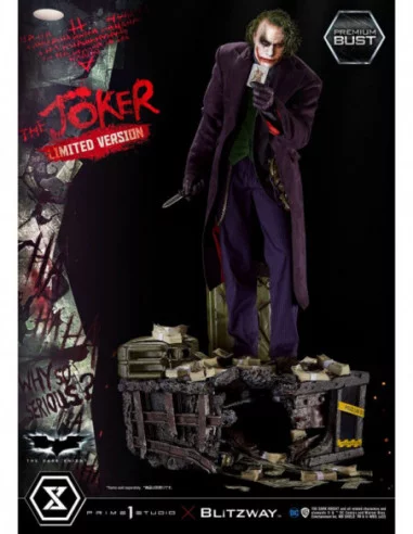 The Dark Knight Busto Premium The Joker Limited Version 26 cm