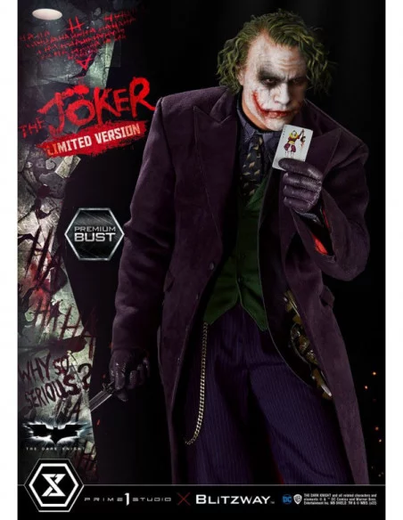 The Dark Knight Busto Premium The Joker Limited Version 26 cm The Dark Knight Busto Premium The Joker Limited Version 26 cm