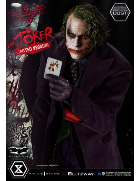 The Dark Knight Busto Premium The Joker Limited Version 26 cm The Dark Knight Busto Premium The Joker Limited Version 26 cm