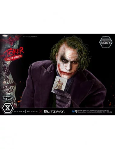 The Dark Knight Busto Premium The Joker Limited Version 26 cm