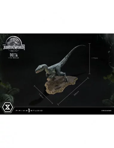 Jurassic World: Fallen Kingdom Estatua Prime Collectibles 1/10 Delta 17 cm