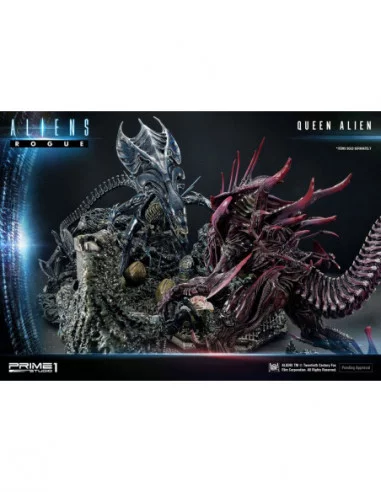 Aliens Premium Masterline Series Estatua Queen Alien Battle Diorama 71 cm