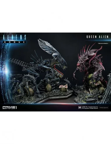 Aliens Premium Masterline Series Estatua Queen Alien Battle Diorama 71 cm
