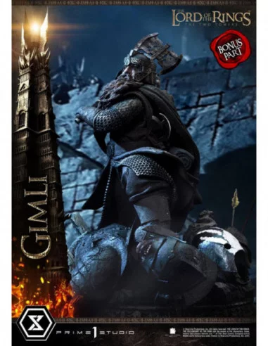 El Señor de los Anillos: las dos torres Estatua 1/4 Gimli Bonus Version 56 cm