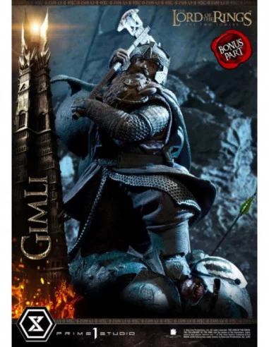 El Señor de los Anillos: las dos torres Estatua 1/4 Gimli Bonus Version 56 cm