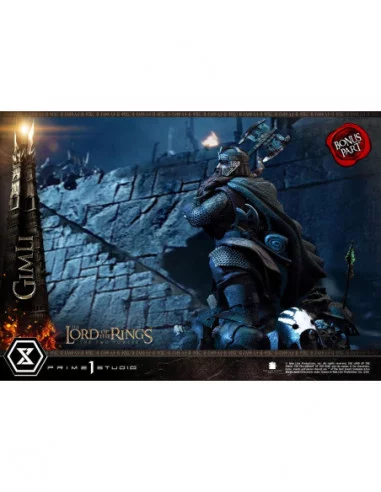 El Señor de los Anillos: las dos torres Estatua 1/4 Gimli Bonus Version 56 cm