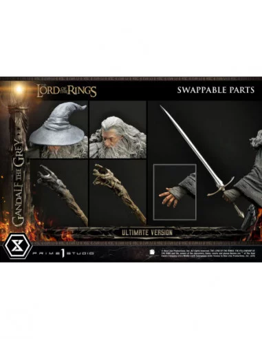 El Señor de los Anillos Estatua 1/4 Gandalf El Gris Ultimate Version 81 cm