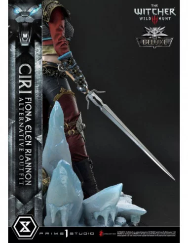 Witcher 3 Wild Hunt Estatua 1/4 Cirilla Fiona Elen Riannon Alternative Outfit Deluxe Bonus Version 55 cm