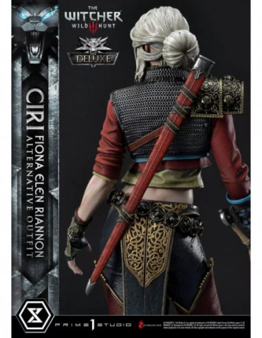 Witcher 3 Wild Hunt Estatua 1/4 Cirilla Fiona Elen Riannon Alternative Outfit Deluxe Bonus Version 55 cm