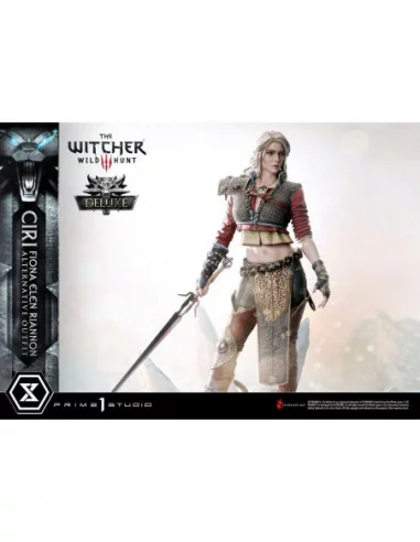 Witcher 3 Wild Hunt Estatua 1/4 Cirilla Fiona Elen Riannon Alternative Outfit Deluxe Bonus Version 55 cm
