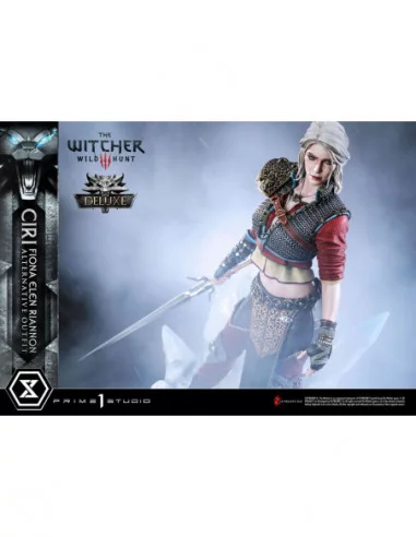 Witcher 3 Wild Hunt Estatua 1/4 Cirilla Fiona Elen Riannon Alternative Outfit Deluxe Bonus Version 55 cm