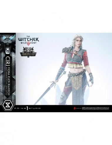 Witcher 3 Wild Hunt Estatua 1/4 Cirilla Fiona Elen Riannon Alternative Outfit Deluxe Bonus Version 55 cm