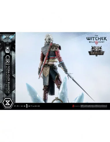 Witcher 3 Wild Hunt Estatua 1/4 Cirilla Fiona Elen Riannon Alternative Outfit Deluxe Bonus Version 55 cm
