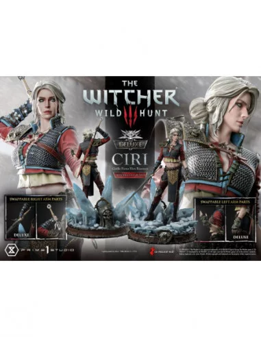 Witcher 3 Wild Hunt Estatua 1/4 Cirilla Fiona Elen Riannon Alternative Outfit Deluxe Bonus Version 55 cm