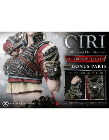 Witcher 3 Wild Hunt Estatua 1/4 Cirilla Fiona Elen Riannon Alternative Outfit Deluxe Bonus Version 55 cm