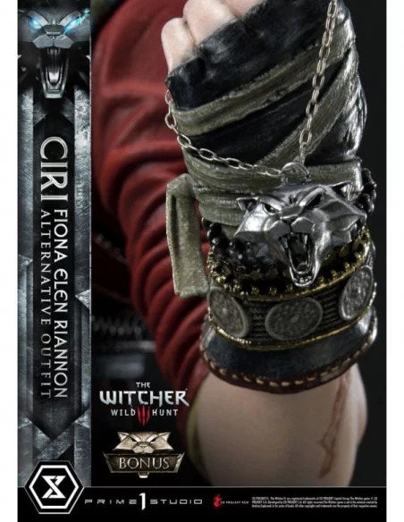 Witcher 3 Wild Hunt Estatua 1/4 Cirilla Fiona Elen Riannon Alternative Outfit Deluxe Bonus Version 55 cm