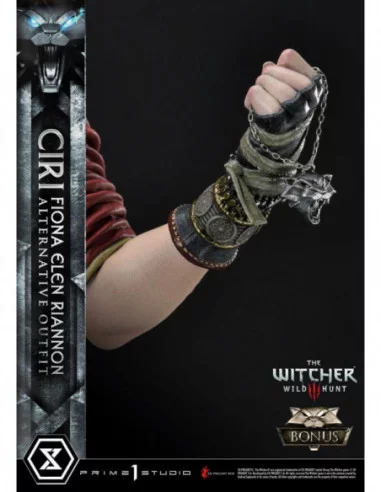 Witcher 3 Wild Hunt Estatua 1/4 Cirilla Fiona Elen Riannon Alternative Outfit Deluxe Bonus Version 55 cm