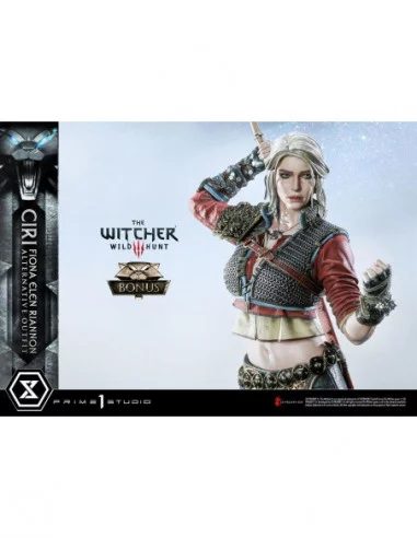 Witcher 3 Wild Hunt Estatua 1/4 Cirilla Fiona Elen Riannon Alternative Outfit Deluxe Bonus Version 55 cm