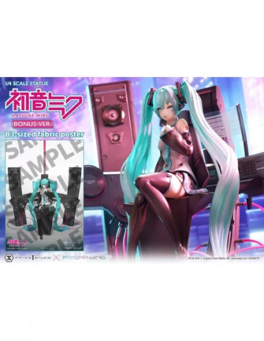 Hatsune Miku Estatua PVC 1/4 Hatsune Miku Art by neco Deluxe Bonus 46 cm