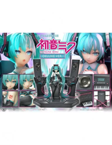 Hatsune Miku Estatua PVC 1/4 Hatsune Miku Art by neco Deluxe Bonus 46 cm