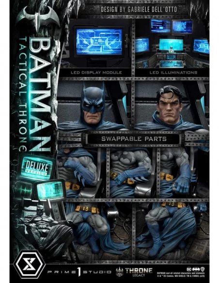 DC Comics Estatua 1/3 Throne Legacy Collection Batman Tactical Throne Deluxe Version 57 cm DC Comics Estatua 1/3 Throne Legacy Collection Batman Tactical Throne Deluxe Version 57 cm