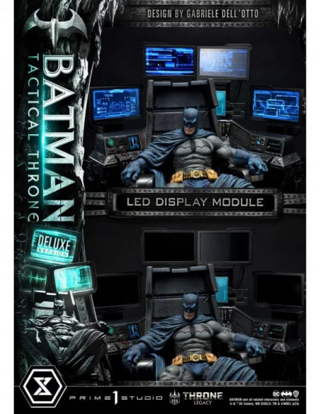 DC Comics Estatua 1/3 Throne Legacy Collection Batman Tactical Throne Deluxe Version 57 cm DC Comics Estatua 1/3 Throne Legacy Collection Batman Tactical Throne Deluxe Version 57 cm