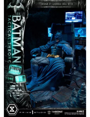 DC Comics Estatua 1/3 Throne Legacy Collection Batman Tactical Throne Deluxe Version 57 cm