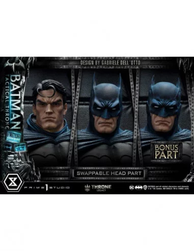 DC Comics Estatua 1/3 Throne Legacy Collection Batman Tactical Throne Ultimate Bonus Version 57 cm